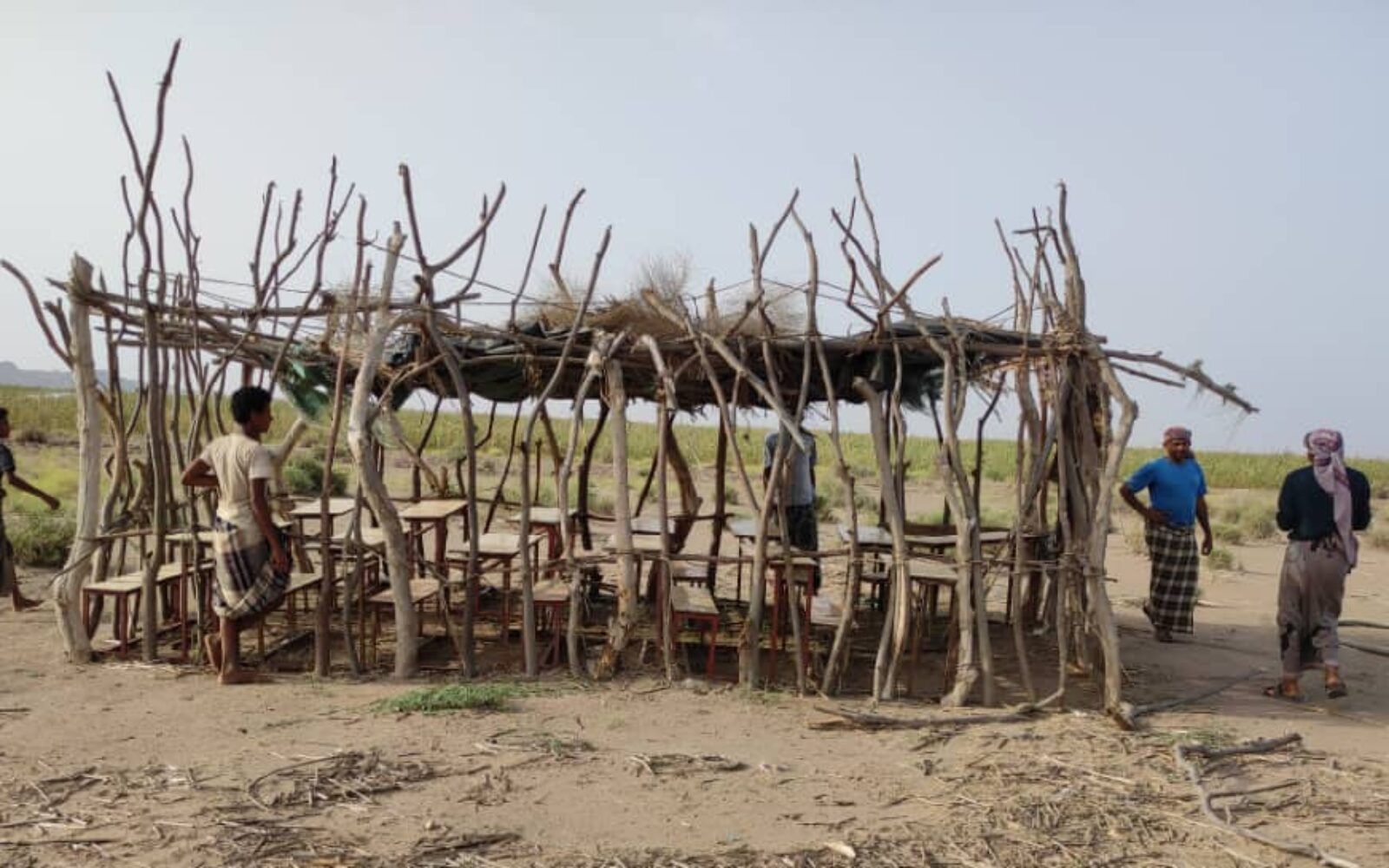 From straw classrooms to a modern school