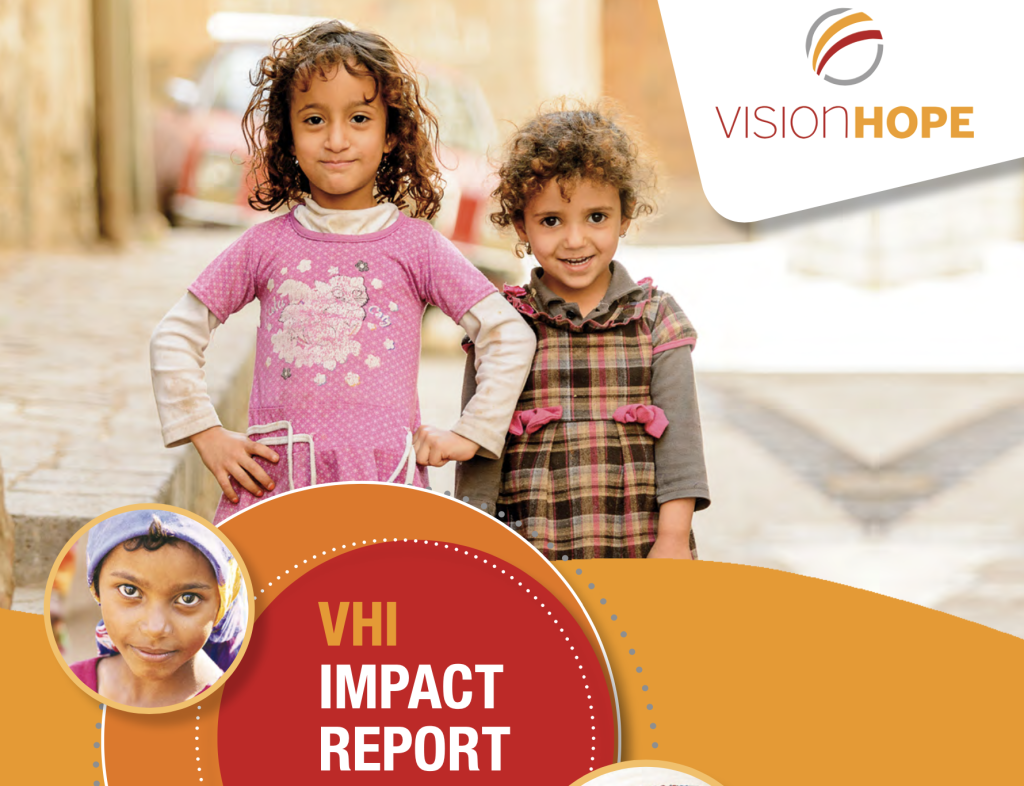 Photo of a first page of Vision Hope International Impact Report