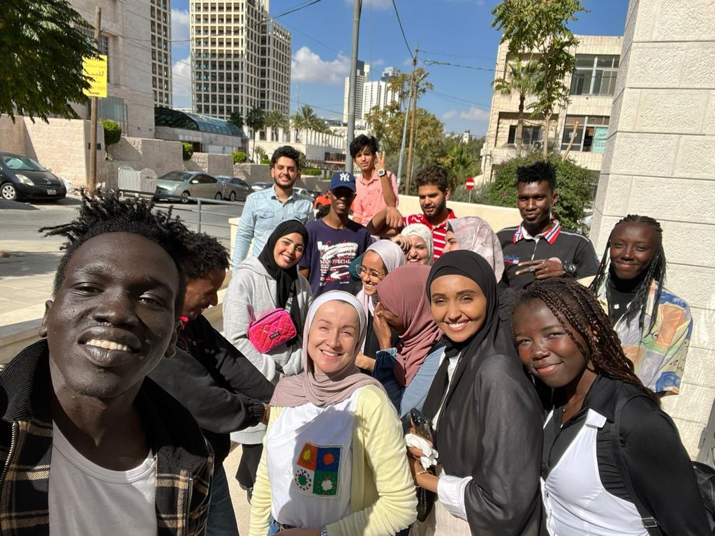 Participants of a vocational training programme in Jordan